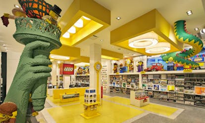 Lego store interior